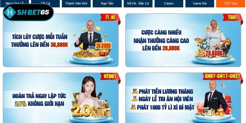 Nhà phát hành cập nhật nhiều chương trình ưu đãi thưởng lớn